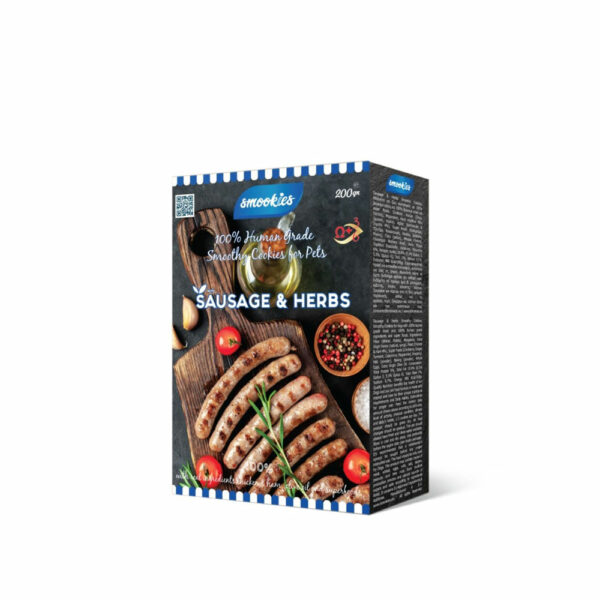 Smookies Sausage & Herbs Μπισκότα Σκύλου 200gr