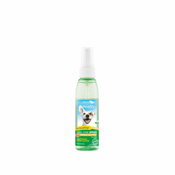 Tropiclean Fresh Breath Oral Care Spray for Dogs with Peanut Butter 118ml