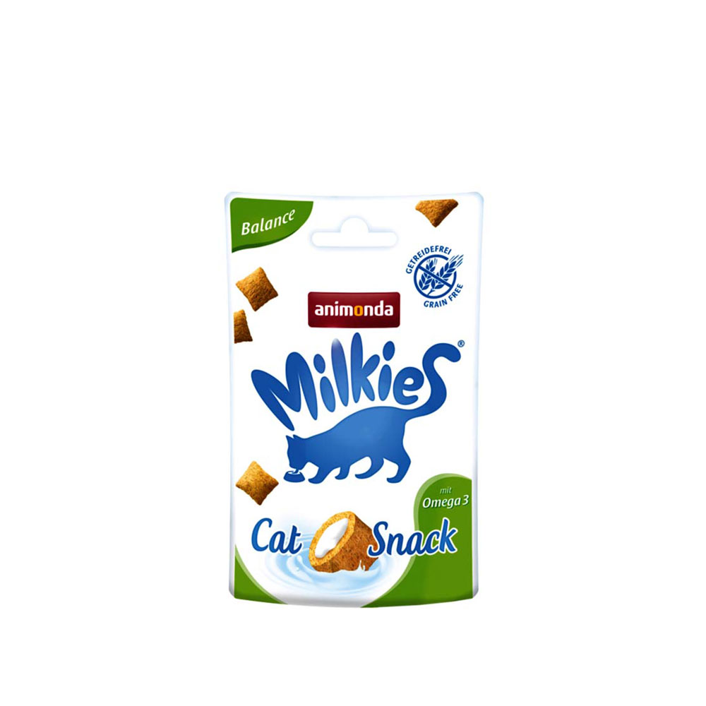 Animonda Milkies Cat Crunchy Balance Omega 3 Λιχουδιές Σνακ Γάτας 30gr