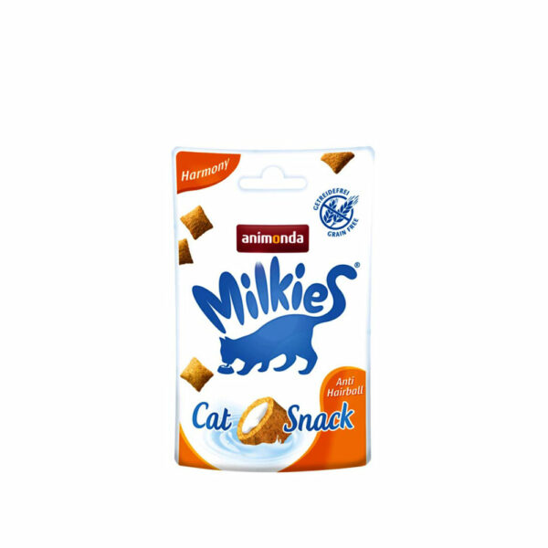 Animonda Milkies Cat Crunchy Harmony Anti-Hairball Λιχουδιές Σνακ Γάτας 30gr