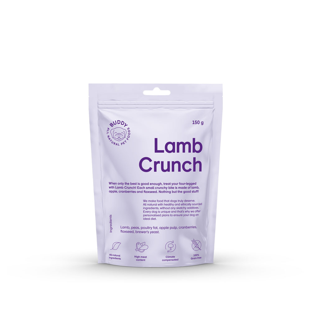 Buddy Lamb Crunch Λιχουδιές Σκύλου με Αρνί 150gr