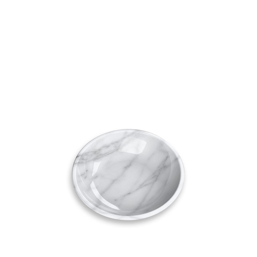 Tarhong Carrara Marble Pet Saucer 177ml