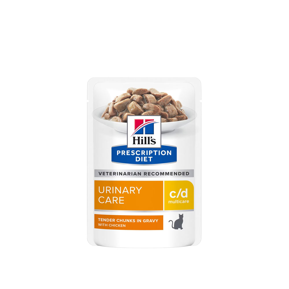 Hill’s Prescription Cat Diet c/d Multicare Τροφή με Σολομό 85gr