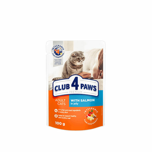 Club 4 Paws Salmon in Jelly 100gr