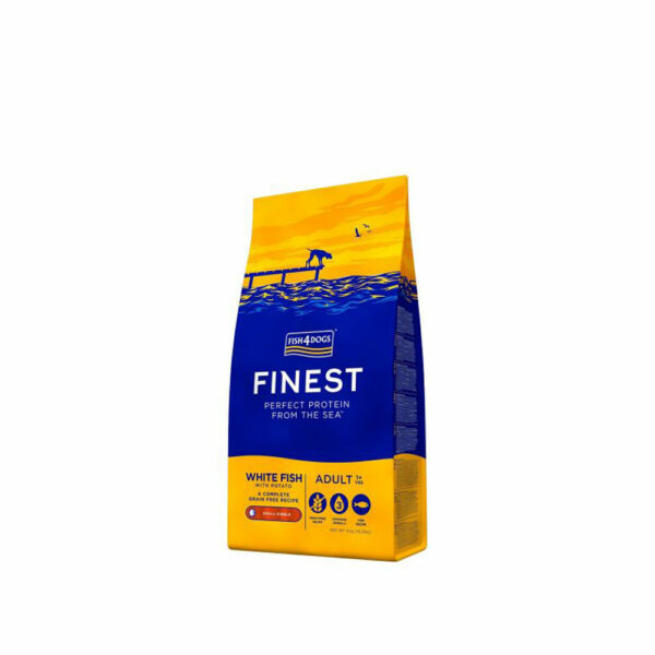 Fish4Dogs Finest White Fish Adult Small Kibble 6kg