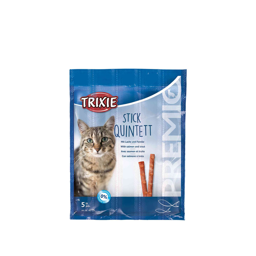 Trixie Premio Stick Quintett Salmon & Trout 25gr