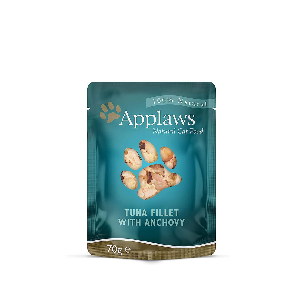 Applaws Cat Tuna Fillet with Anchovy & Seaweed 70gr