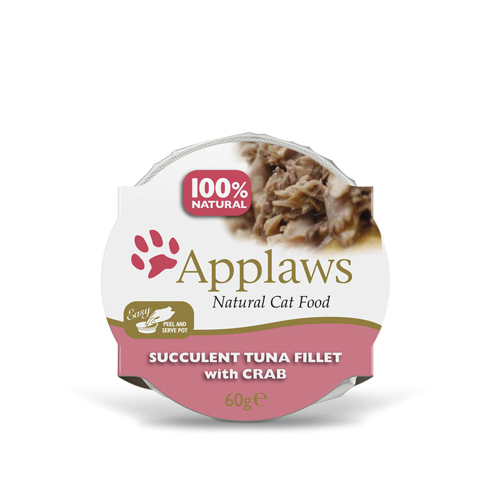 Applaws Cat Tuna Fillet with Crab 60gr