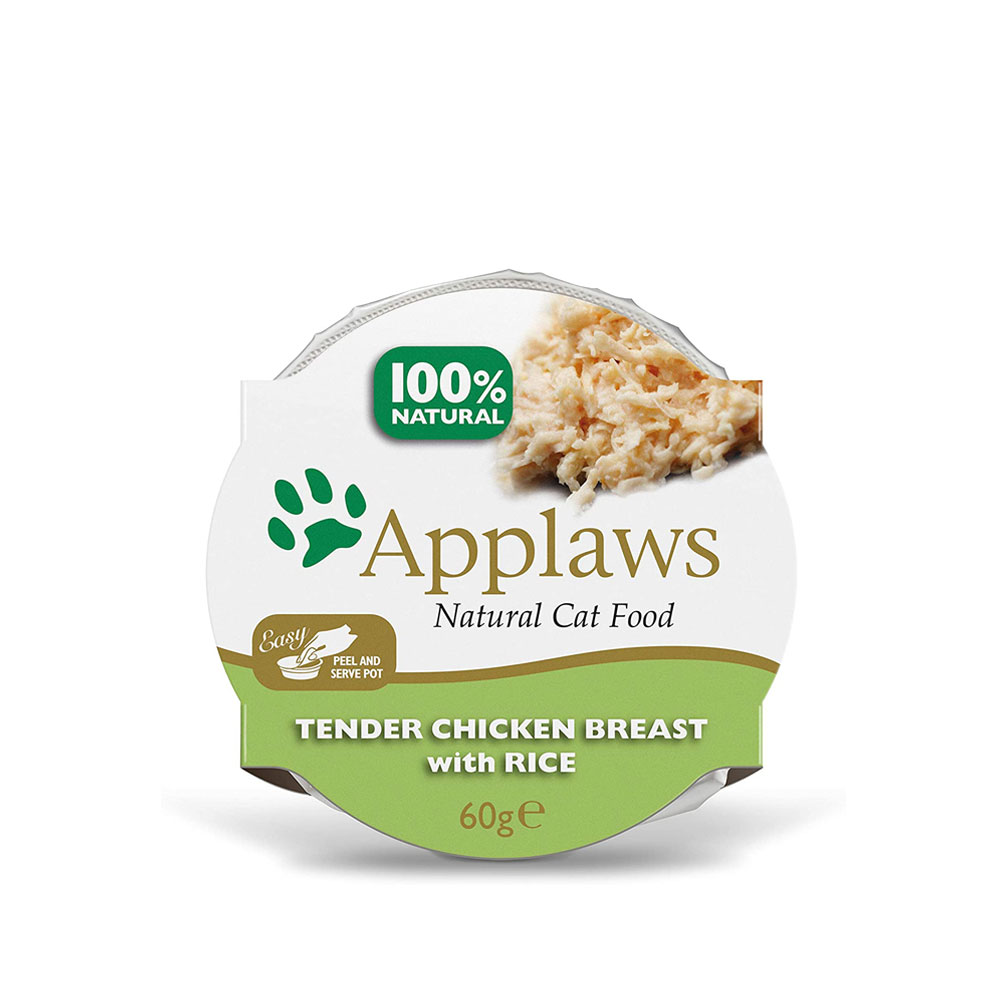 Applaws Cat Τender Chicken Breast with Rice 60gr