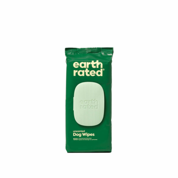 Earth Rated Plant-Based Grooming Wipes 100pcs
