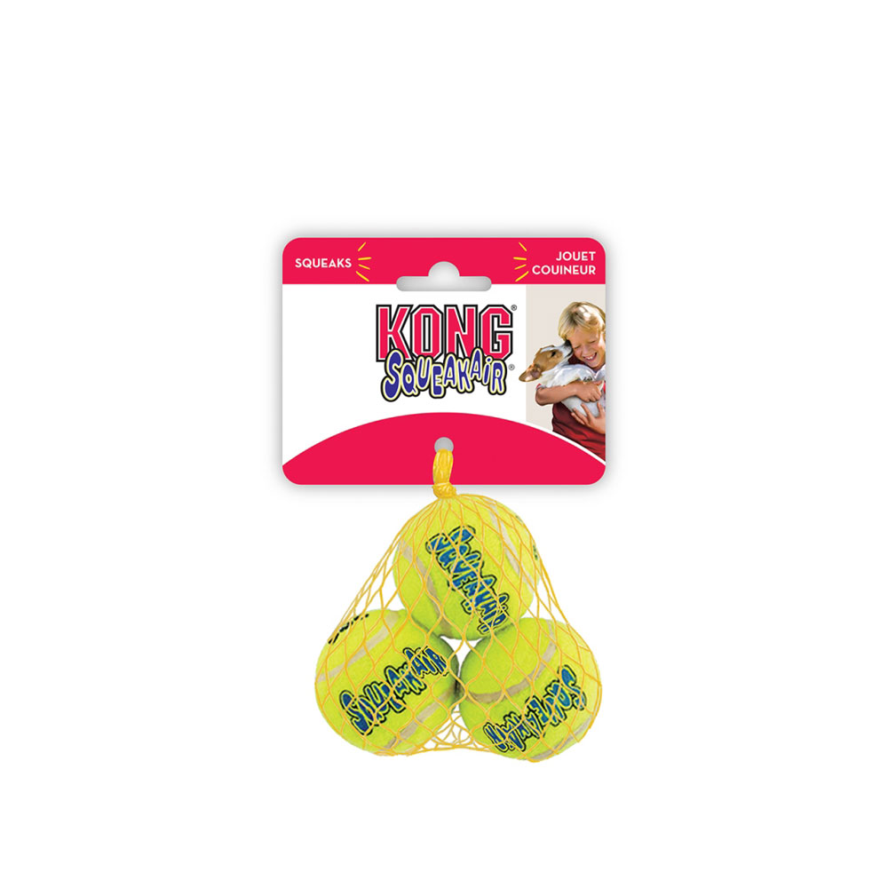 Kong Squeakair Κίτρινες Μπάλες Tennis S 3τμχ