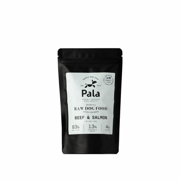 Pala Natural Raw Air-Dried Grain Free Μπουκιές με Μοσχάρι & Σολομό 100gr