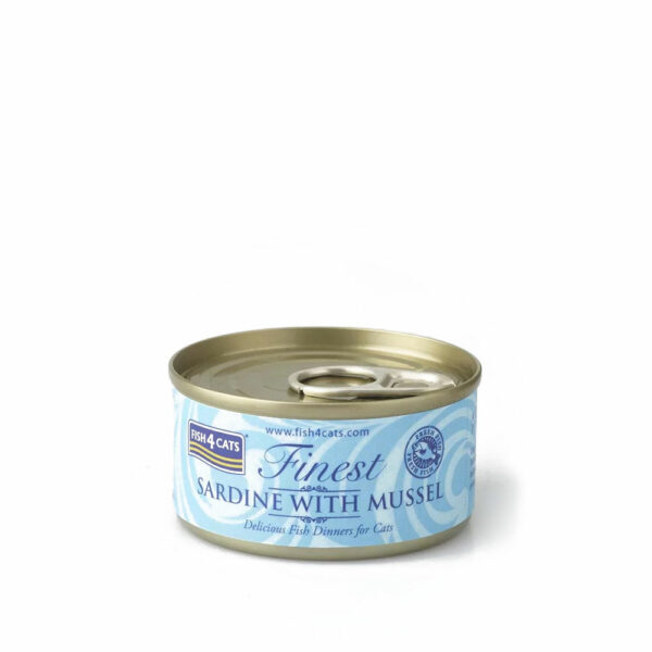 Fish4Cats Finest Sardine with Mussel 70gr