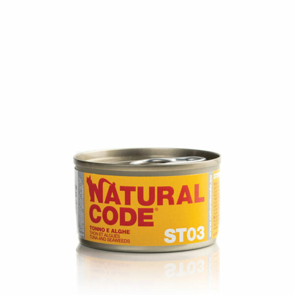 Natural Code Sterilised Cat Τόνος & Θαλάσσια Φύκια ST03 85gr