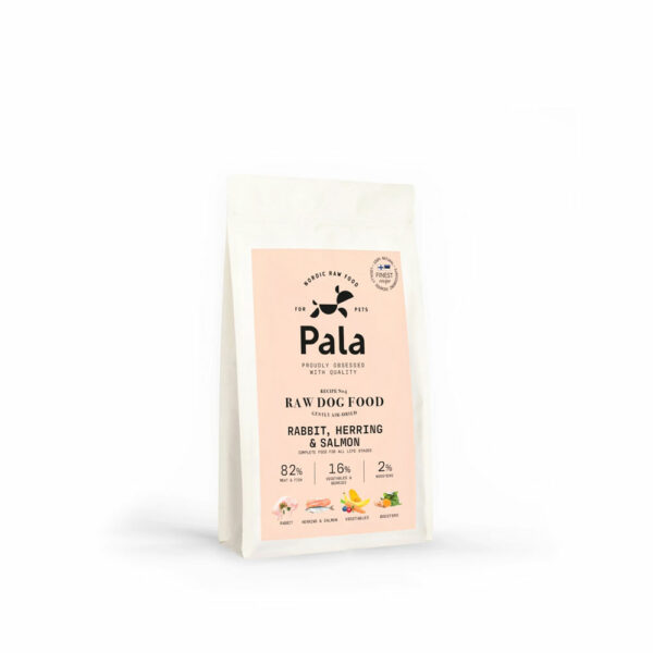 Pala #4 Natural Raw Air-Dried Grain Free Μπουκιές με Κουνέλι Ρέγγα & Σολομό 1kg