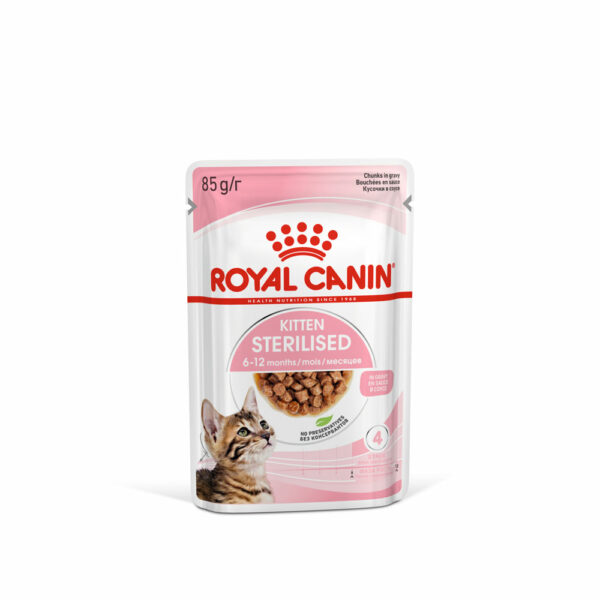 Royal Canin Cat Kitten Sterilised in Gravy 85gr