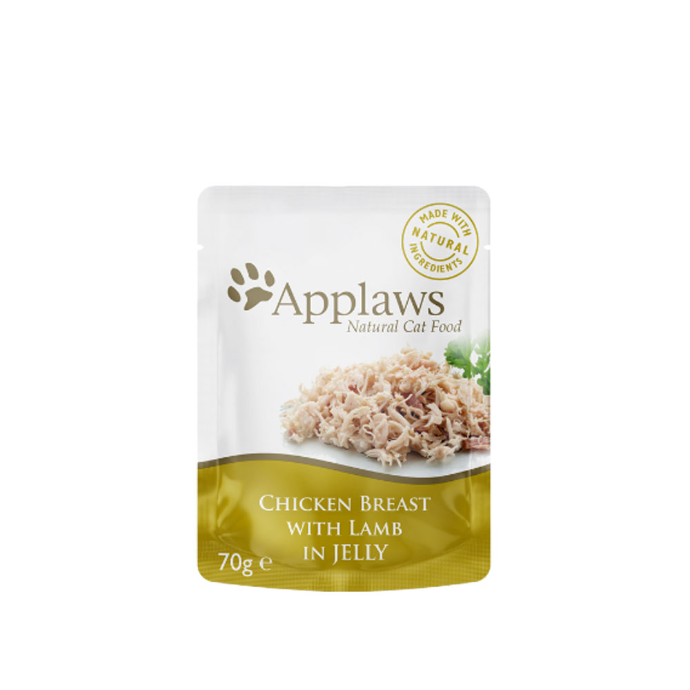Applaws Natural Cat Food Chicken Breast & Lamb in Tasty Jelly 70gr