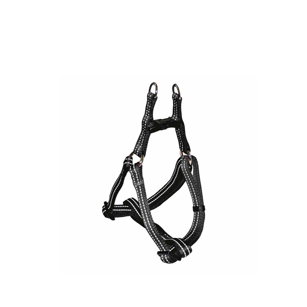 Croci Soft Reflective Nylon Harness Black 2x50-65cm