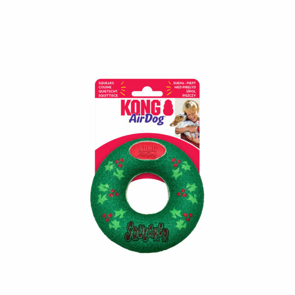 Kong Holiday AirDog Donut Medium