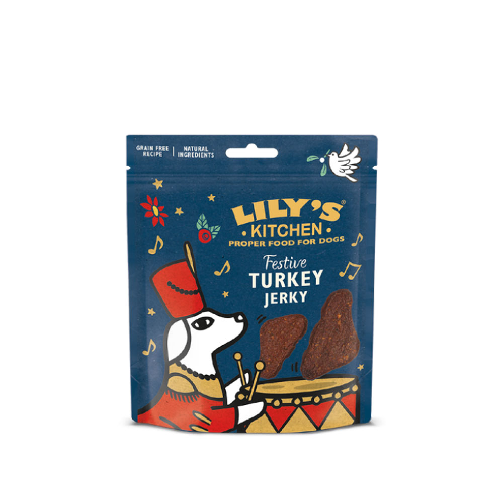 Lily's Kitchen Dog Festive Turkey Jerky 70gr