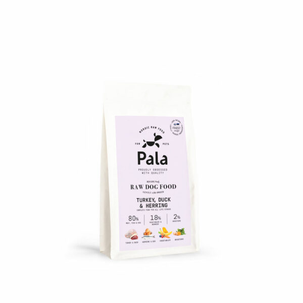 Pala #6 Natural Raw Air-Dried Grain Free Τροφή με Γαλοπούλα Πάπια Ρέγγα 1kg