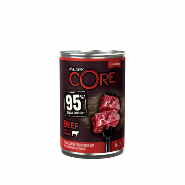 Wellness CORE 95% Single Protein Beef with Broccoli 400gr