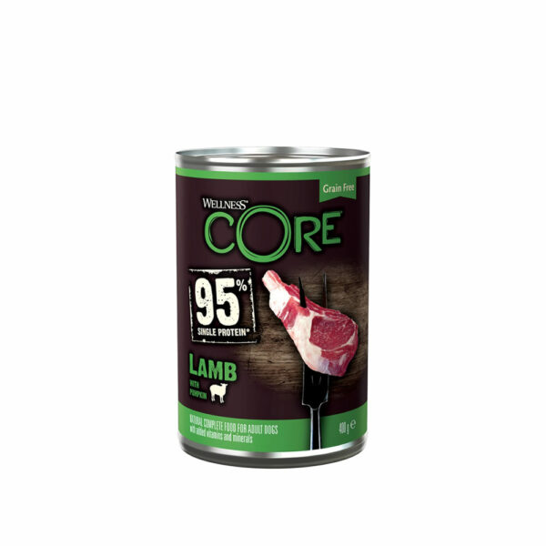 Wellness CORE 95% Single Protein Lamb with Pumpkin 400gr
