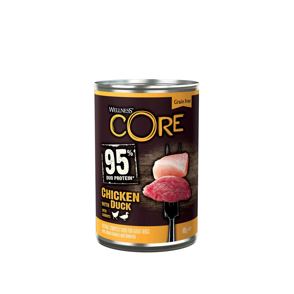 Wellness CORE 95% Duo Protein Chicken with Duck 400gr