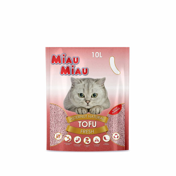 Miau Miau Tofu Cat Litter Baby Powder 6lt